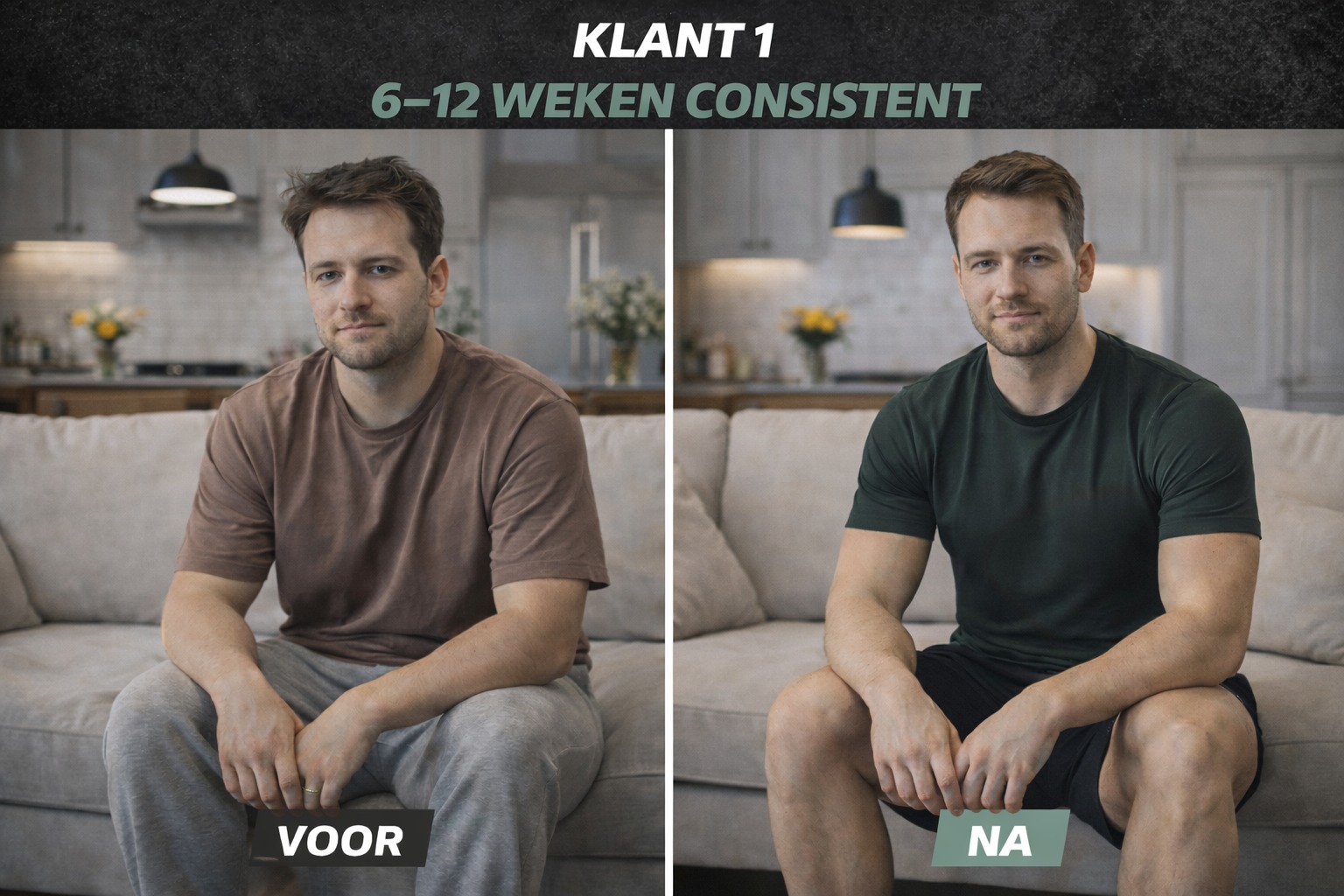 Voor en na resultaat 1